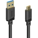 Hama USB кабел Hama USB-C към USB-A, 0.75 m, 5 Gbit/s (Hama USB-C - USB-A / 0.75 m / 5 Gbit/s)