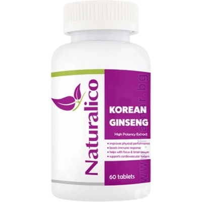 Naturalico Korean Ginseng 1300 mg [60 Таблетки]