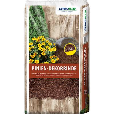 GRAMOFLOR Pinien Dekorrinde 60L, píniová mulčovacia kôra 4-8mm