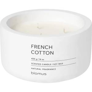 blomus Ароматна свещ FRAGA размер XL - аромат French Cotton - цвят Lily White (BLOMUS-65954)