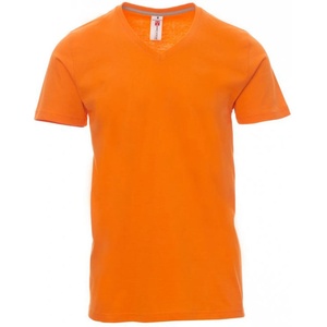 PAYPER v-neck 000103-0026 / Мъжка тениска с къс ръкав и v-образно деколте - оранжева 4xl (0001030026020004xl)