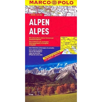Alpy mapa 1:800T