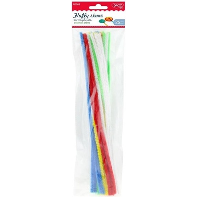 Drátky barevné chlupaté (25ks)