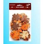 Galeria Hobby Glitter clovers brown tone 44pcs