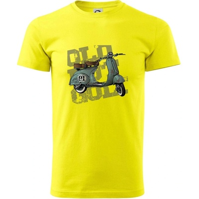 Scooter olive tričko citrónová