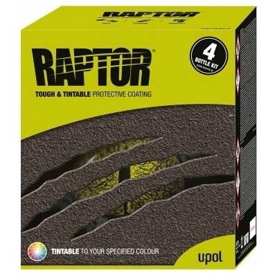 U-POL RAPTOR farba na ochranu povrchov 4 fľaše
