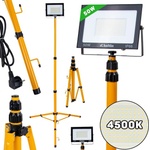 Keltin Led рефлектор 50w с телескопична монтажна стойка - неутрална бяла 4500k 60957 (k02066)