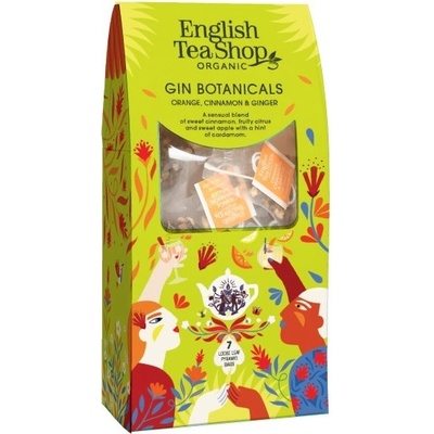 English tea Shop Bylinky do ginu pomeranč skořice a zázvor 7 pyramidových sáčků 14 g