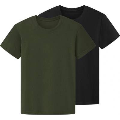 Esmara Kids chlapecké triko 2 kusy černá zelená – Sleviste.cz