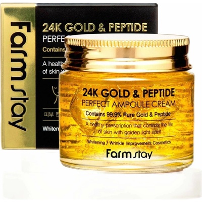 Farmstay 24K Gold & Peptide Perfect Ampoule Cream 80 ml