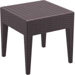Bogdan Furniture Am Пластмасова маса Маями 45/45/45h кафява