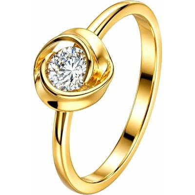 Zlaton Prsten žluté zlato s kamenem zirkon O01072614864