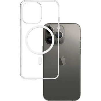 3mk Protection Калъф за Apple iPhone 15 Pro Max, хибриден (термополиуретан и поликарбонат), 3MK MagCase, удароустойчив, прозрачен