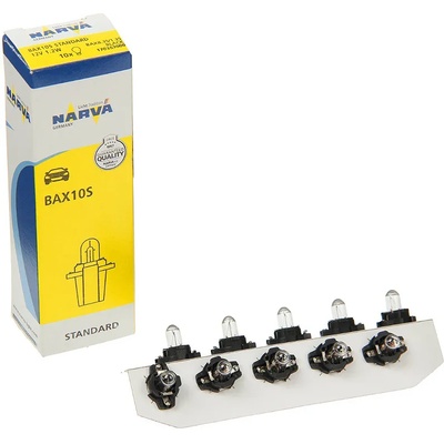 NARVA Крушки NARVA BAX10s 12V 1W 10бр (17036)