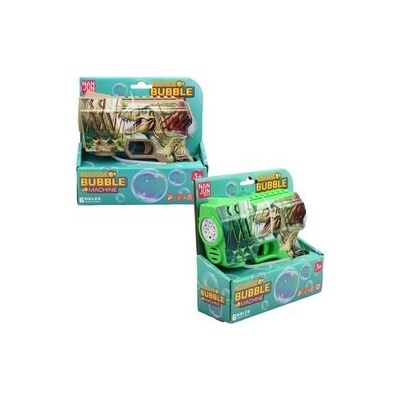Bublifuková pištoľ dinosaurus na batérie 16 cm