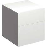 Geberit Xeno 2 - Страничен шкаф 45x51 см с чекмеджета, лъскаво бял 500.504. 01.1 (500.504.01.1)