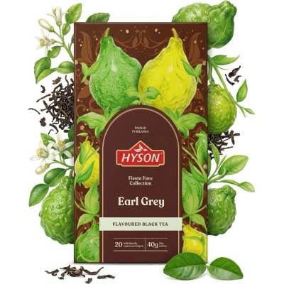 Hyson černý čaj Earl Grey 20 ks