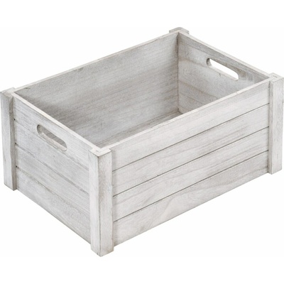 KESPER Úložný box 40,5 x 30,5 x 20 cm, topolová překližka, antická bílá KESPER 66452
