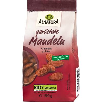 Alnatura Био печени и несолени бадеми - 150 г