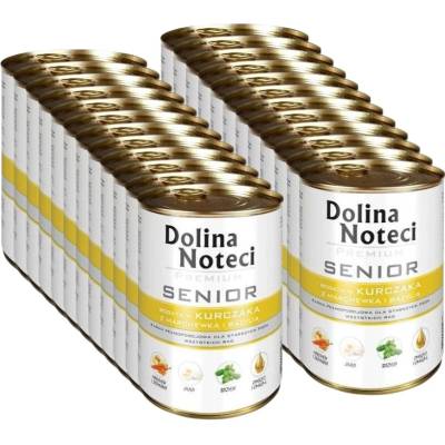 Dolina Noteci Premium Senior kuracie mrkva a bazalka 24 x 400 g