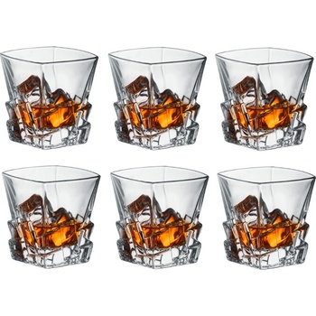 Bohemia Jihlava poháre na whisky Crack 6 x 310 ml