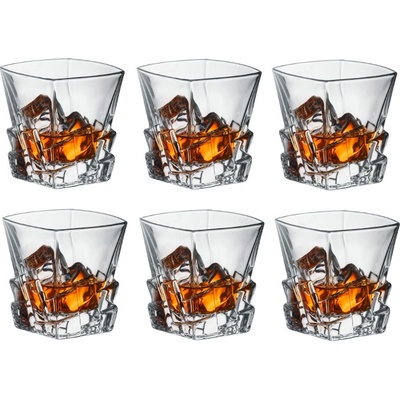 Bohemia Jihlava poháre na whisky Crack 6 x 310 ml