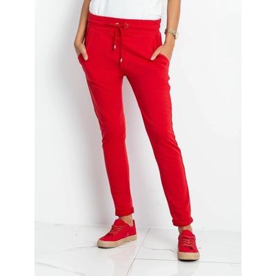 Basic Feel Good Dámske tepláky RV-DR-3698.07X Červená