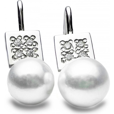 Stuchlík perlové s diamanty 023203
