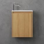 Bath Deluxe Шкаф за баня с мивка COMO 40 cm дъб (BT0176)