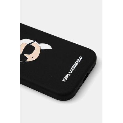 KARL LAGERFELD Кейс за телефон Karl Lagerfeld iPhone 15 6.1 (KLHMP15SSKHPPLK)