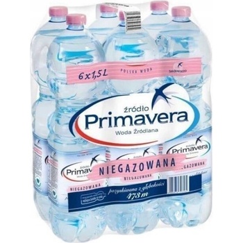 Primavera Neperlivá pramenitá voda 6 x 1,5 l