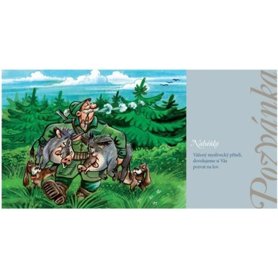 E-myslivost Pozvánka pro myslivce naháňka – Zboží Mobilmania