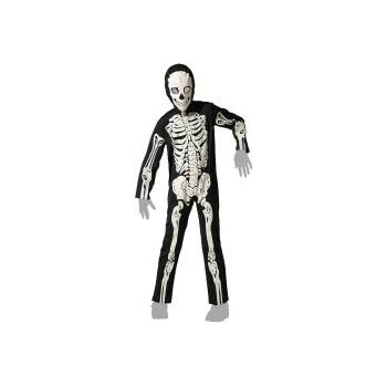 BigBuy Carnival Маскировъчен костюм за деца Скелет Размер 3-4 години