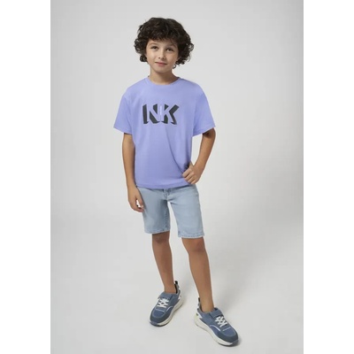 Mayoral Деним бермуди basic за момче избелял деним Mayoral