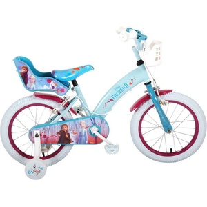 E & L Cycles Детски велосипед с помощни колела E&L Company - Disney Frozen, 16 (91650-CH-IT)