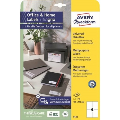 Etikety Avery Zweckform 6124 Samolepící etikety (6124)
