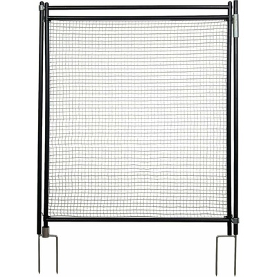 Brána pre univerzálne plotové siete, výška 90 cm, šírka 81 cm, nevodivá