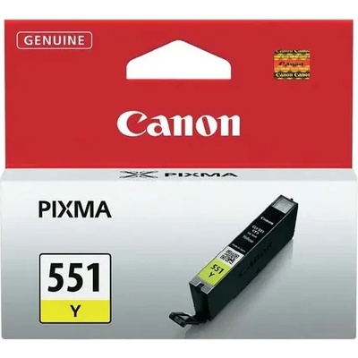 Canon ГЛАВА ЗА CANON PIXMA IP7250/PIXMA MG5450/MG6350 - Yellow - ink tank - /551/ - CLI-551Y (CLI551Y) - PN 6511B001 (201CANCLI551Y)