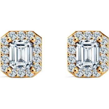 SAVICKI Обеци This is Love: злато, диаманти с шлиофвка