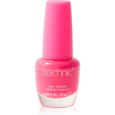 Technic Cosmetics Nail Varnish rychleschnoucí lak na nehty odstín Flamingo 12 ml