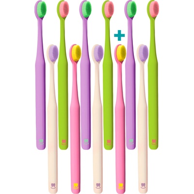 Nanosmile Zubní kartáček ProCare Mix Ultrajemný 8+3 ks