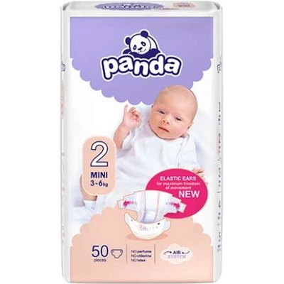 Panda Памперси 3-6кг Mini 2 (50бр) (BB-054-MI50-001)