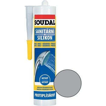 SOUDAL sanitární silikon 300g šedý