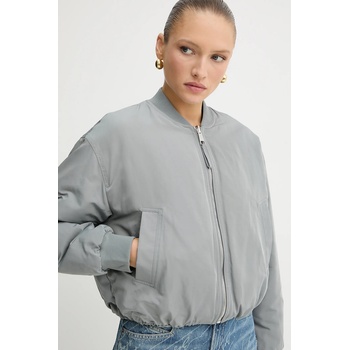 BOSS Orange Яке бомбър с две лица BOSS Orange в сиво преходен модел с уголемена кройка 50542454 (50542454)