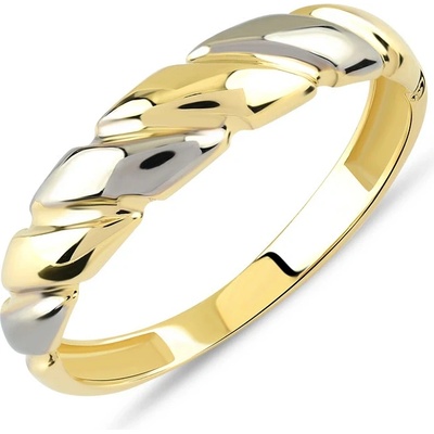 Lillian Vassago Elegantní prsten z kombinovaného zlata LLV85 GR039