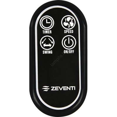 ZEVENTI - Дистанционно управление за вентилатори freeze черен (zv0021)