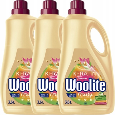 Woolite Keratin Colour Fruity tekutý prací prostriedok na farebnú bielizeň 3,6 l 60 PD
