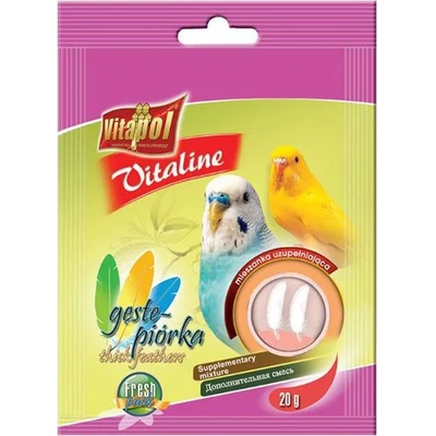 VITAPOL - смес Vitaline гъсти пера за птици, 20 г