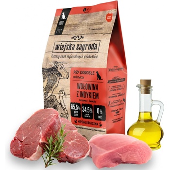 Wiejska Zagroda Hovädzie mäso s morčacím 9 kg