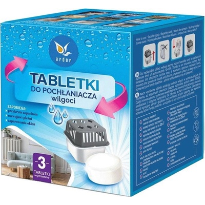 ARDOR tablety do pohlcovače vlhkosti 3x450 g